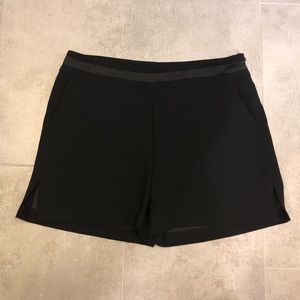 Mango Suit Black Dressy Shorts